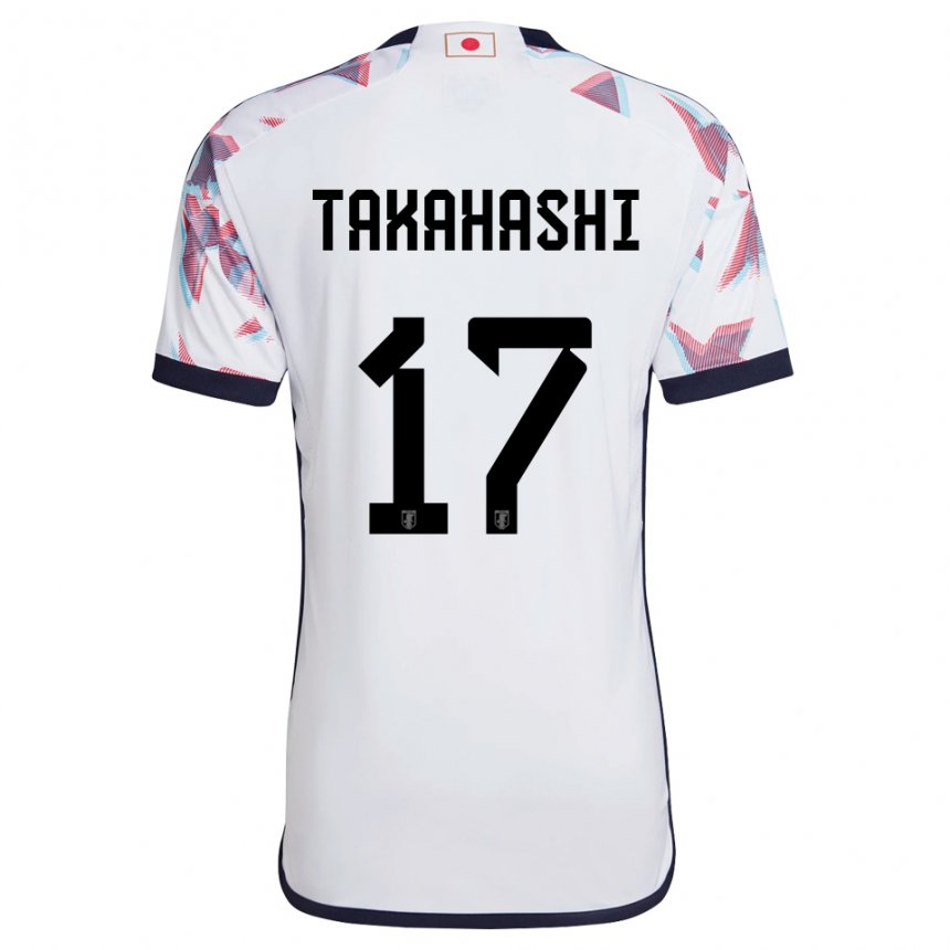 Niño Camiseta Japón Hana Takahashi #17 Blanco 2ª Equipación 22-24 La Camisa