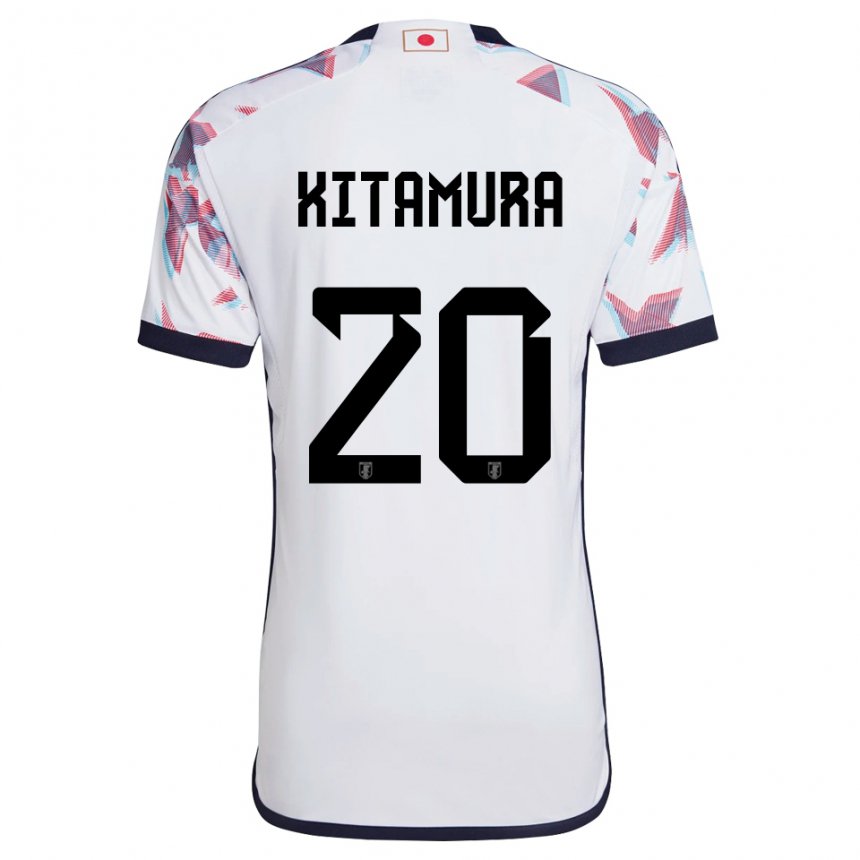 Niño Camiseta Japón Nanami Kitamura #20 Blanco 2ª Equipación 22-24 La Camisa