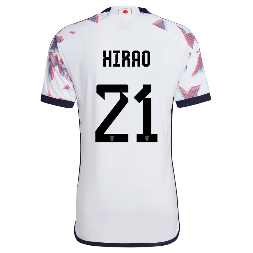 Niño Camiseta Japón Chika Hirao #21 Blanco 2ª Equipación 22-24 La Camisa