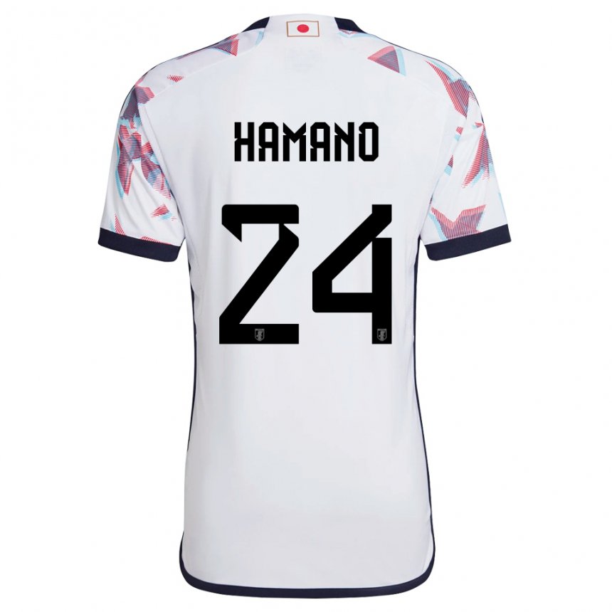 Niño Camiseta Japón Maika Hamano #24 Blanco 2ª Equipación 22-24 La Camisa