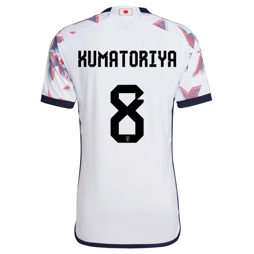 Niño Camiseta Japón Issei Kumatoriya #8 Blanco 2ª Equipación 22-24 La Camisa