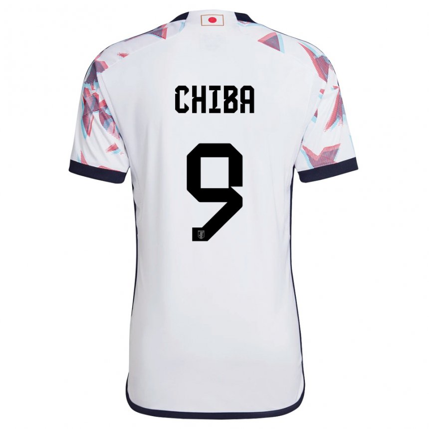 Niño Camiseta Japón Kanta Chiba #9 Blanco 2ª Equipación 22-24 La Camisa
