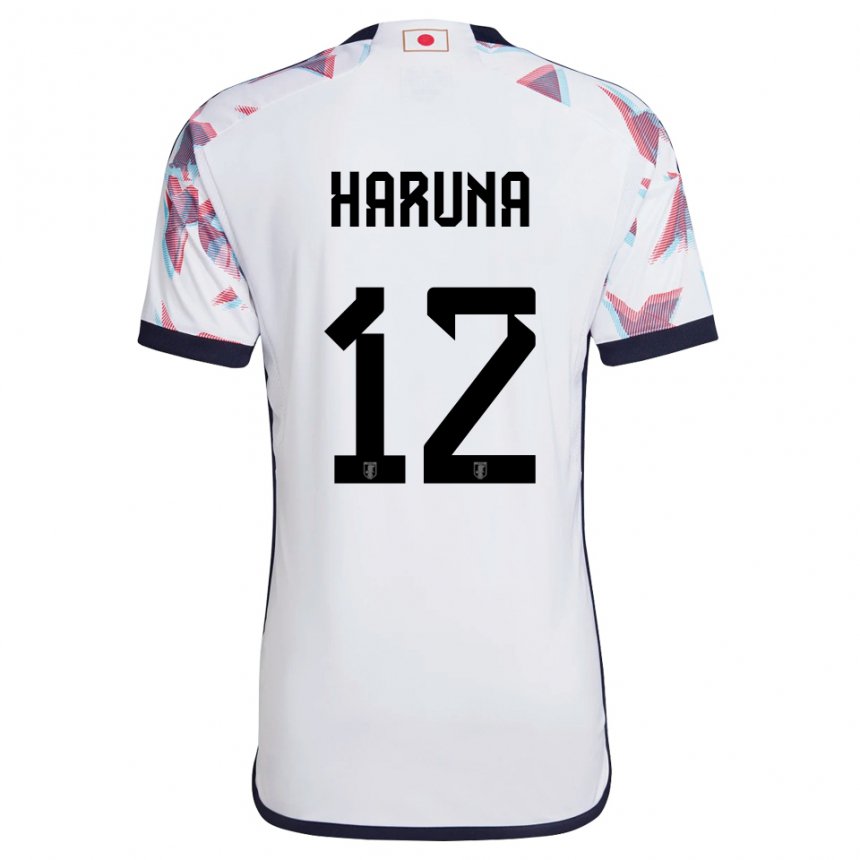 Niño Camiseta Japón Ryusei Haruna #12 Blanco 2ª Equipación 22-24 La Camisa