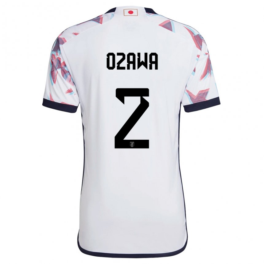 Niño Camiseta Japón Haruki Ozawa #2 Blanco 2ª Equipación 22-24 La Camisa