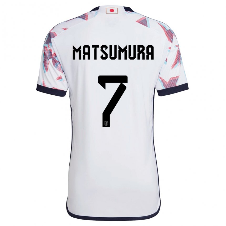 Niño Camiseta Japón Kosuke Matsumura #7 Blanco 2ª Equipación 22-24 La Camisa