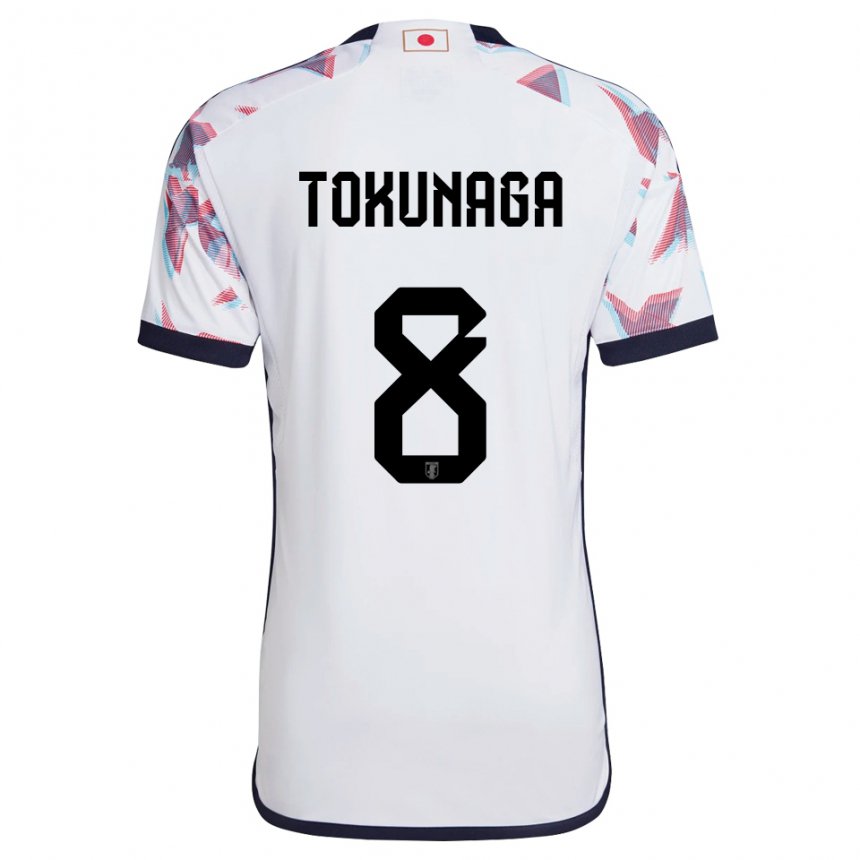 Niño Camiseta Japón Ryo Tokunaga #8 Blanco 2ª Equipación 22-24 La Camisa