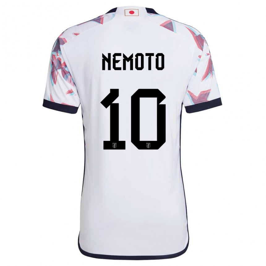 Niño Camiseta Japón Kotaro Nemoto #10 Blanco 2ª Equipación 22-24 La Camisa