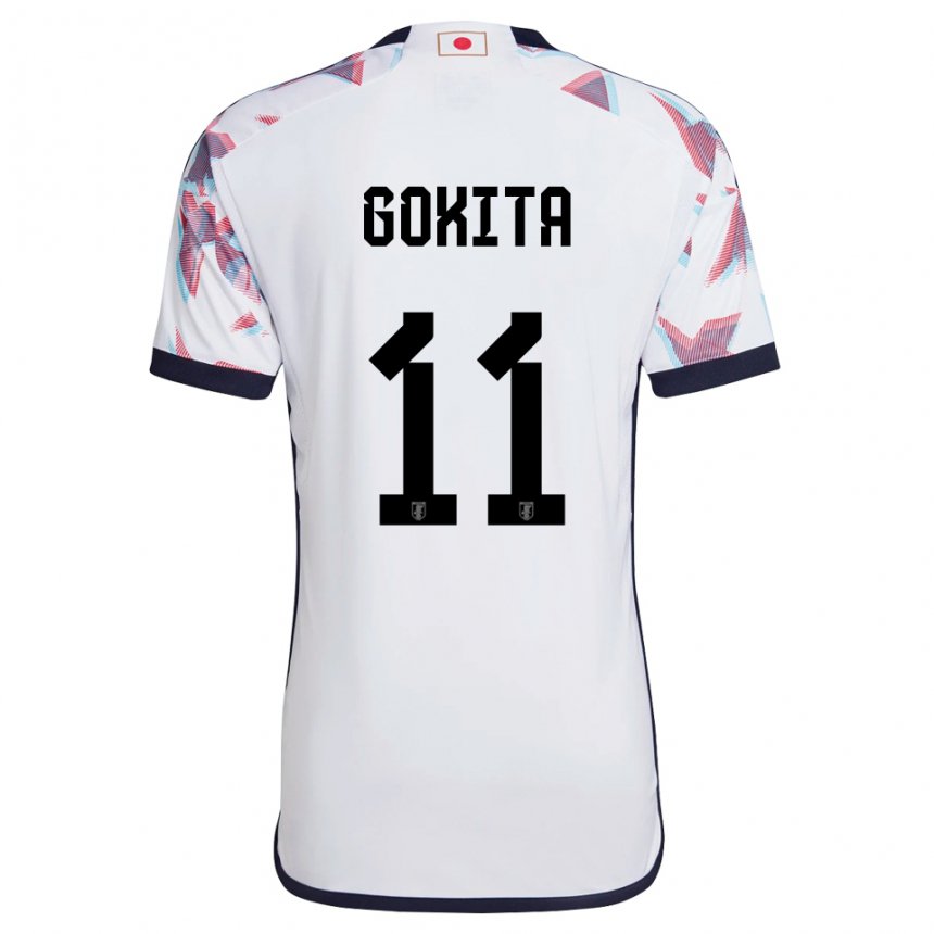 Niño Camiseta Japón Kishin Gokita #11 Blanco 2ª Equipación 22-24 La Camisa