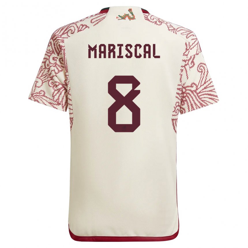 Niño Camiseta México Salvador Mariscal #8 Maravilla Blanco Rojo 2ª Equipación 22-24 La Camisa