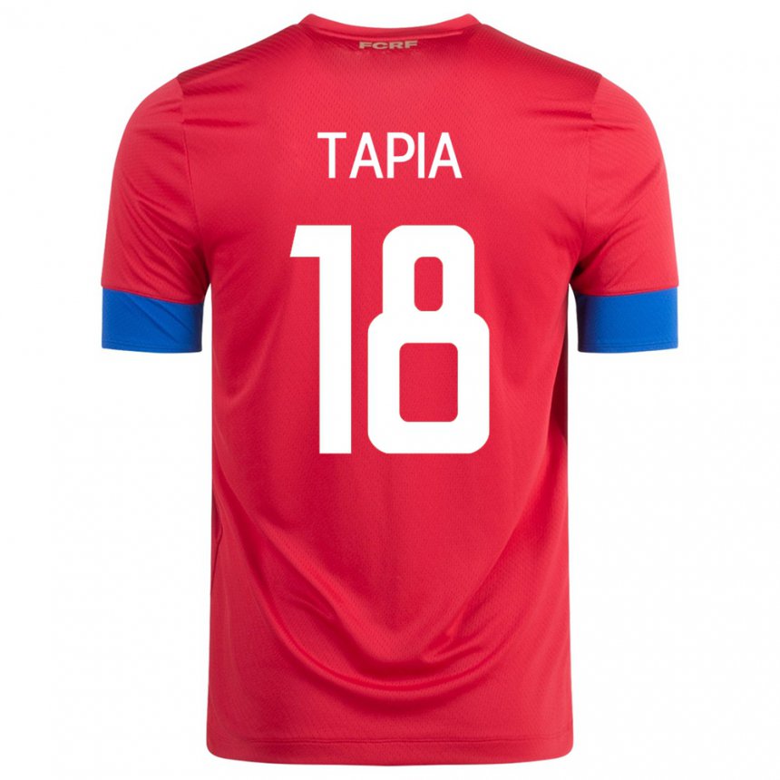 Hombre Camiseta Costa Rica Priscilla Tapia #18 Rojo 1ª Equipación 22-24 La Camisa