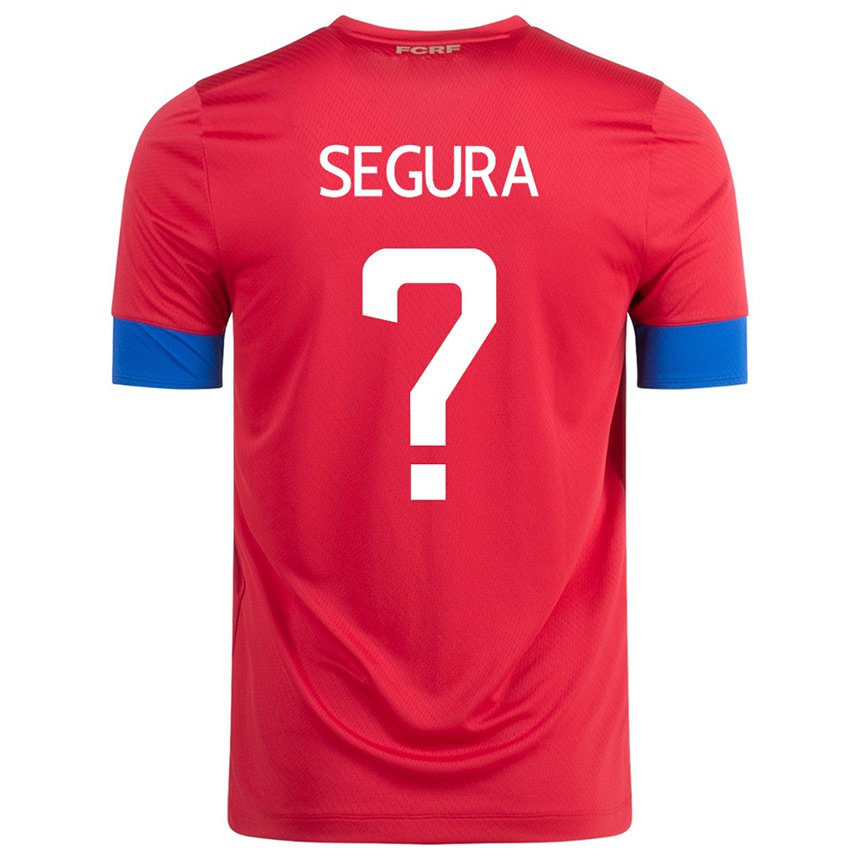 Hombre Camiseta Costa Rica Oscar Segura #0 Rojo 1ª Equipación 22-24 La Camisa