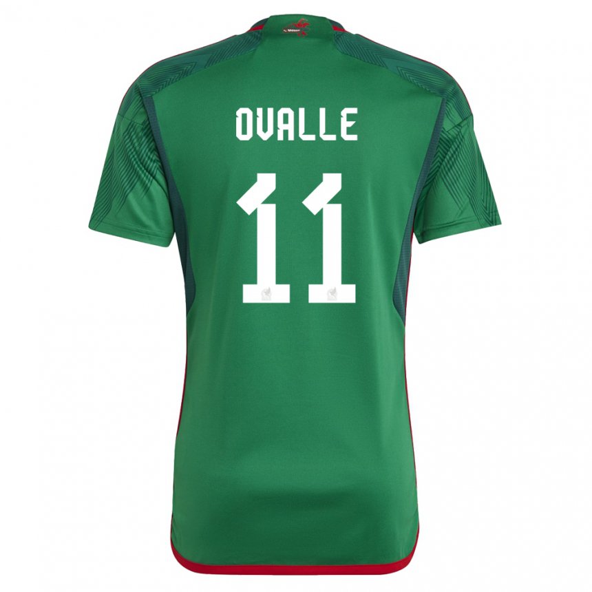 Hombre Camiseta México Lizbeth Ovalle #11 Verde 1ª Equipación 22-24 La Camisa
