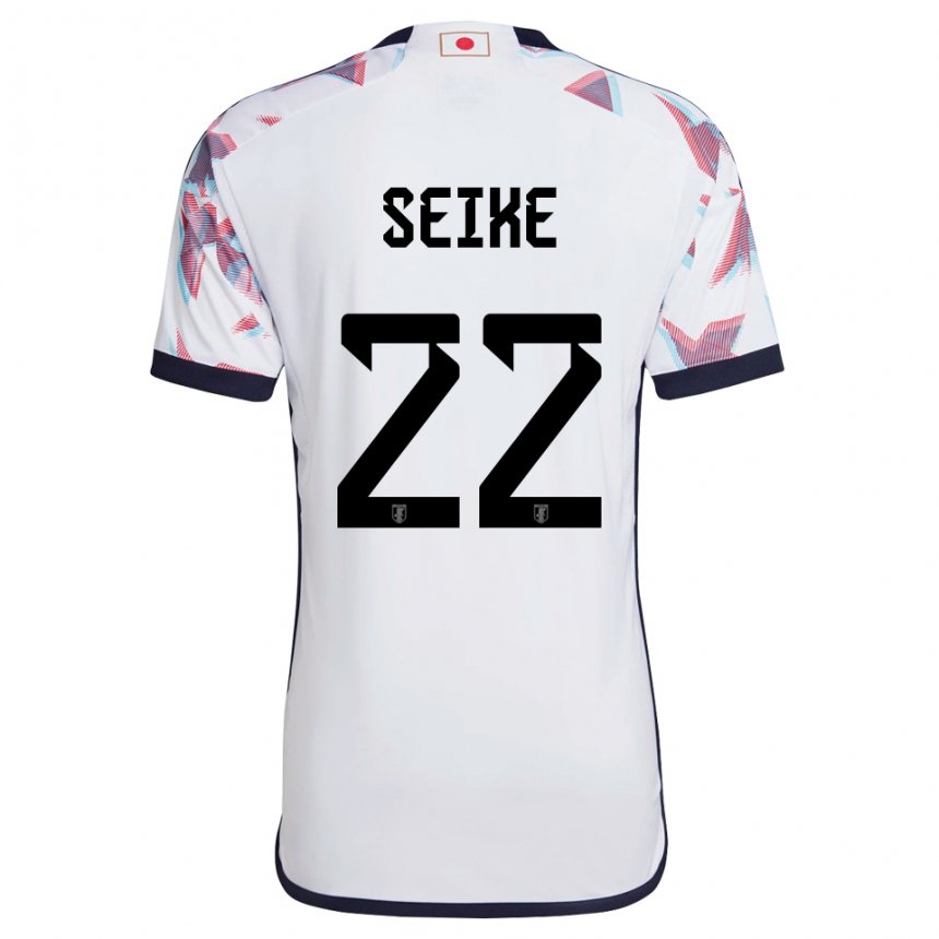 Hombre Camiseta Japón Kiko Seike #22 Blanco 2ª Equipación 22-24 La Camisa