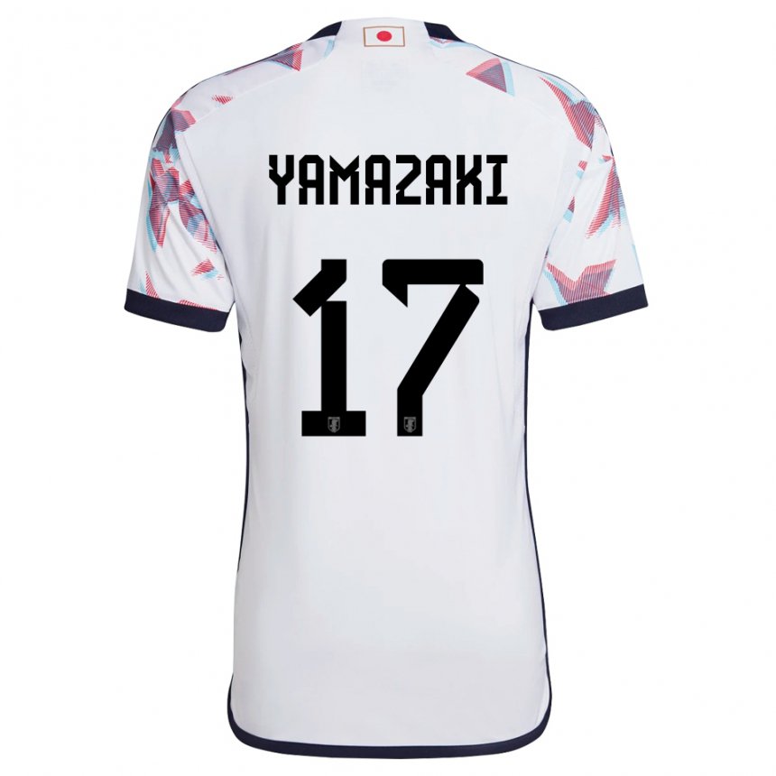 Hombre Camiseta Japón Taishin Yamazaki #17 Blanco 2ª Equipación 22-24 La Camisa