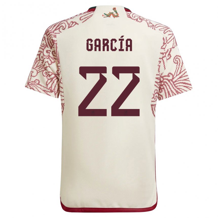 Hombre Camiseta México Diana Garcia #22 Maravilla Blanco Rojo 2ª Equipación 22-24 La Camisa