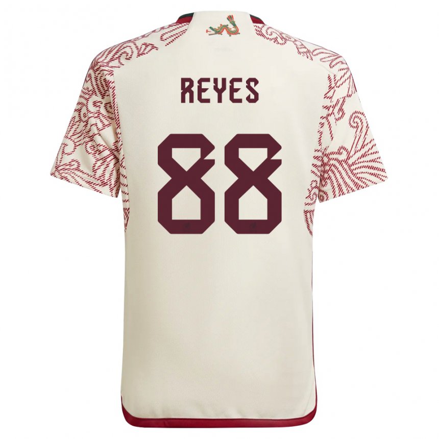 Hombre Camiseta México Maricarmen Reyes #88 Maravilla Blanco Rojo 2ª Equipación 22-24 La Camisa