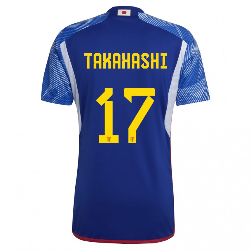 Mujer Camiseta Japón Hana Takahashi #17 Azul Real 1ª Equipación 22-24 La Camisa