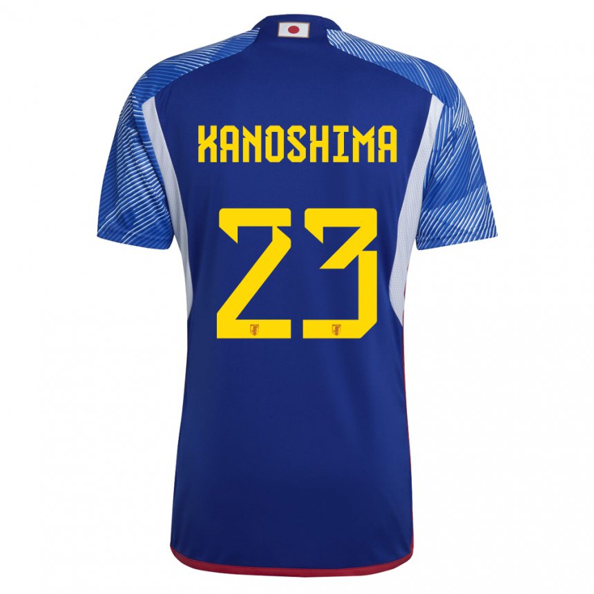 Mujer Camiseta Japón Yu Kanoshima #23 Azul Real 1ª Equipación 22-24 La Camisa