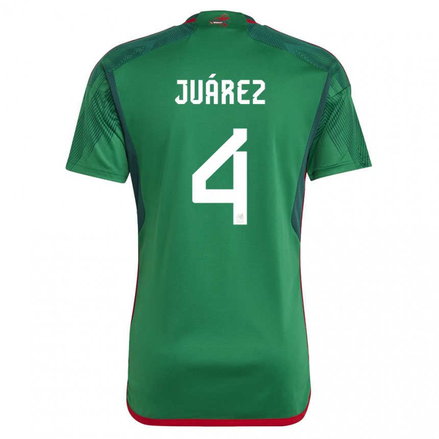 Mujer Camiseta México Ramon Juarez #4 Verde 1ª Equipación 22-24 La Camisa