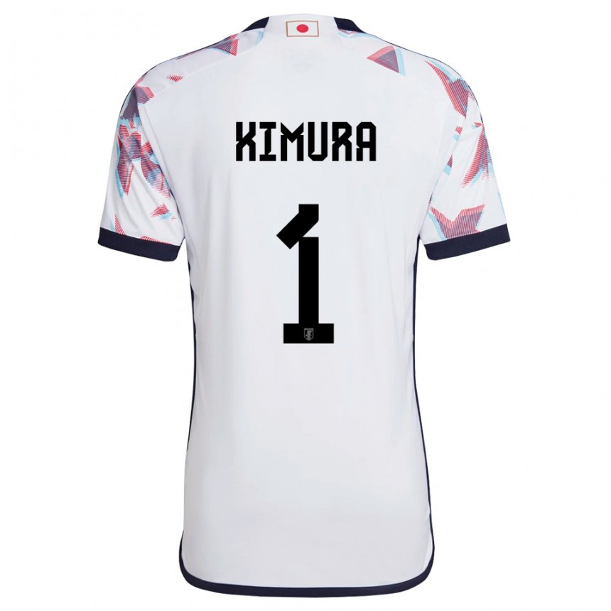 Mujer Camiseta Japón Ryoya Kimura #1 Blanco 2ª Equipación 22-24 La Camisa