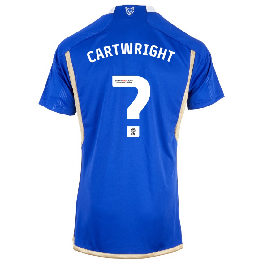 Niño Camiseta Henry Cartwright #0 Azul 1ª Equipación 2023/24 La Camisa