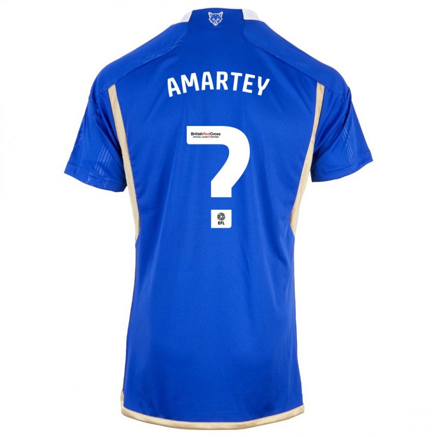 Niño Camiseta Bobby Amartey #0 Azul 1ª Equipación 2023/24 La Camisa