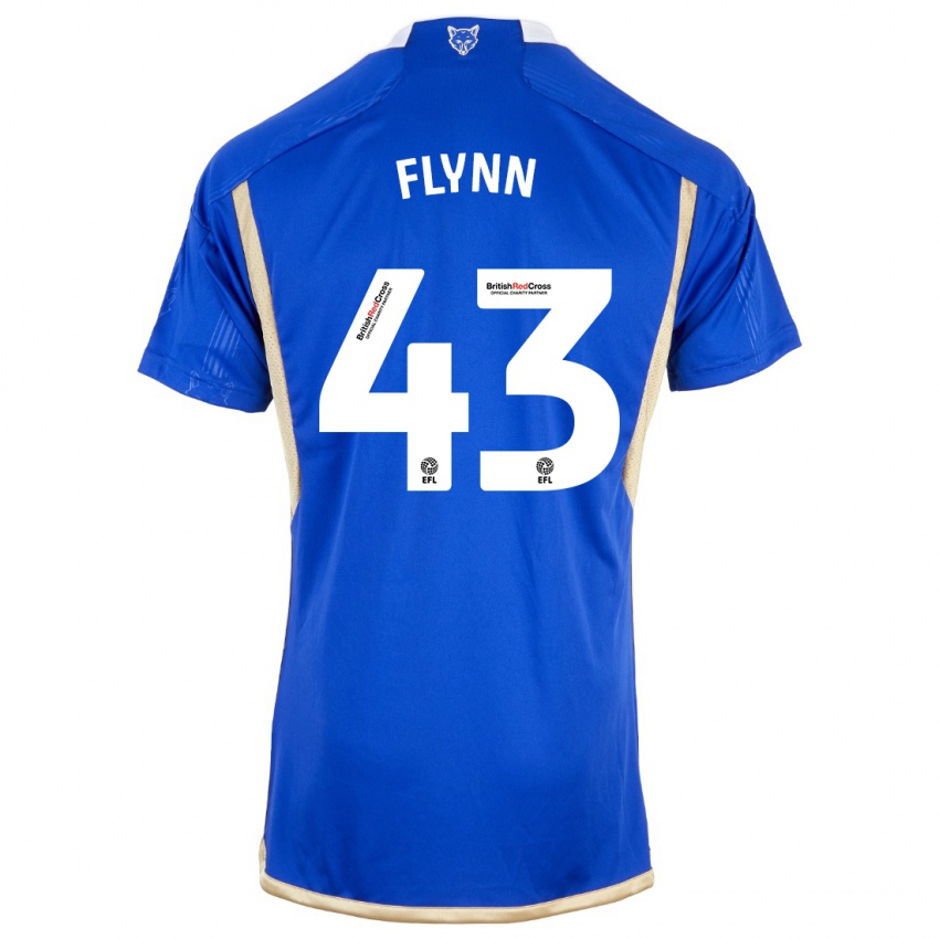 Niño Camiseta Shane Flynn #43 Azul 1ª Equipación 2023/24 La Camisa