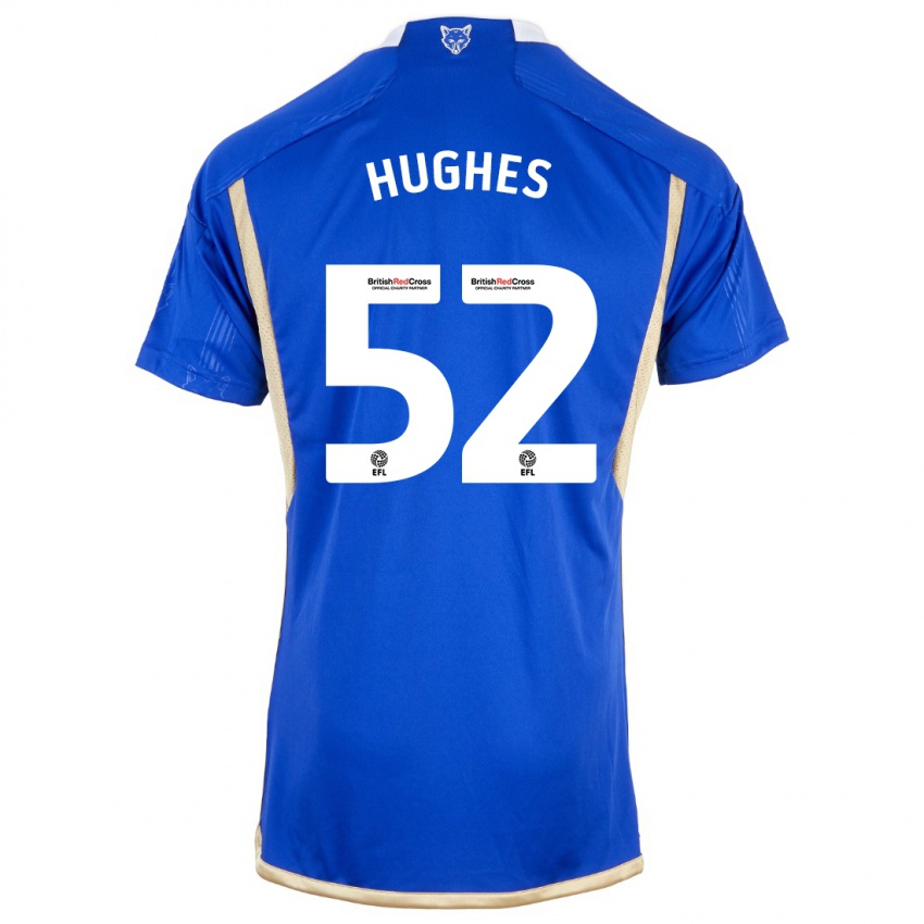 Niño Camiseta Iestyn Hughes #52 Azul 1ª Equipación 2023/24 La Camisa