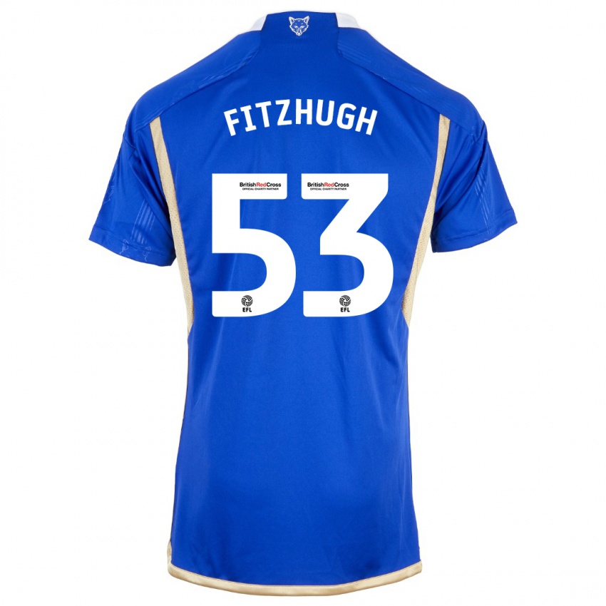 Niño Camiseta Ethan Fitzhugh #53 Azul 1ª Equipación 2023/24 La Camisa