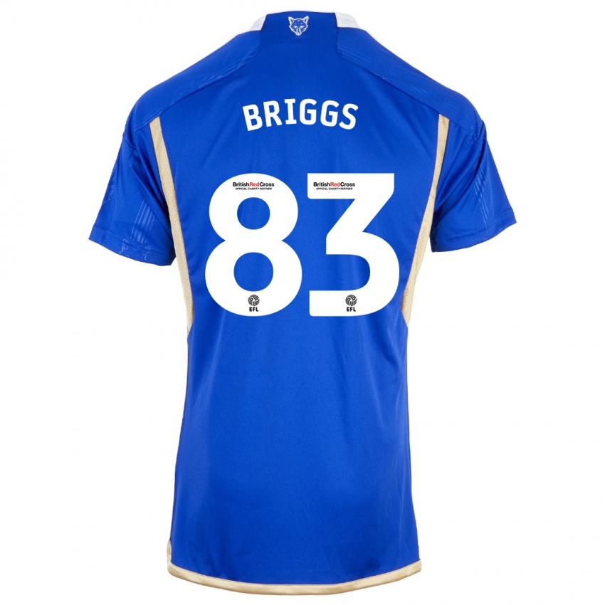 Niño Camiseta Logan Briggs #83 Azul 1ª Equipación 2023/24 La Camisa