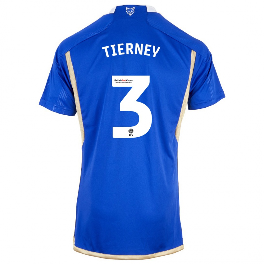 Niño Camiseta Sam Tierney #3 Azul 1ª Equipación 2023/24 La Camisa