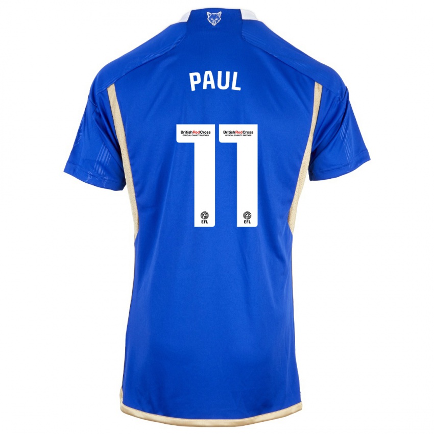 Niño Camiseta Lachante Paul #11 Azul 1ª Equipación 2023/24 La Camisa