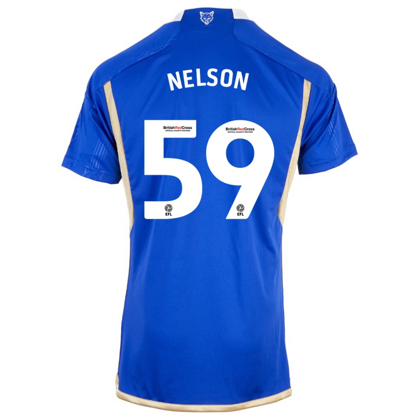 Niño Camiseta Ronny Nelson #59 Azul 1ª Equipación 2023/24 La Camisa