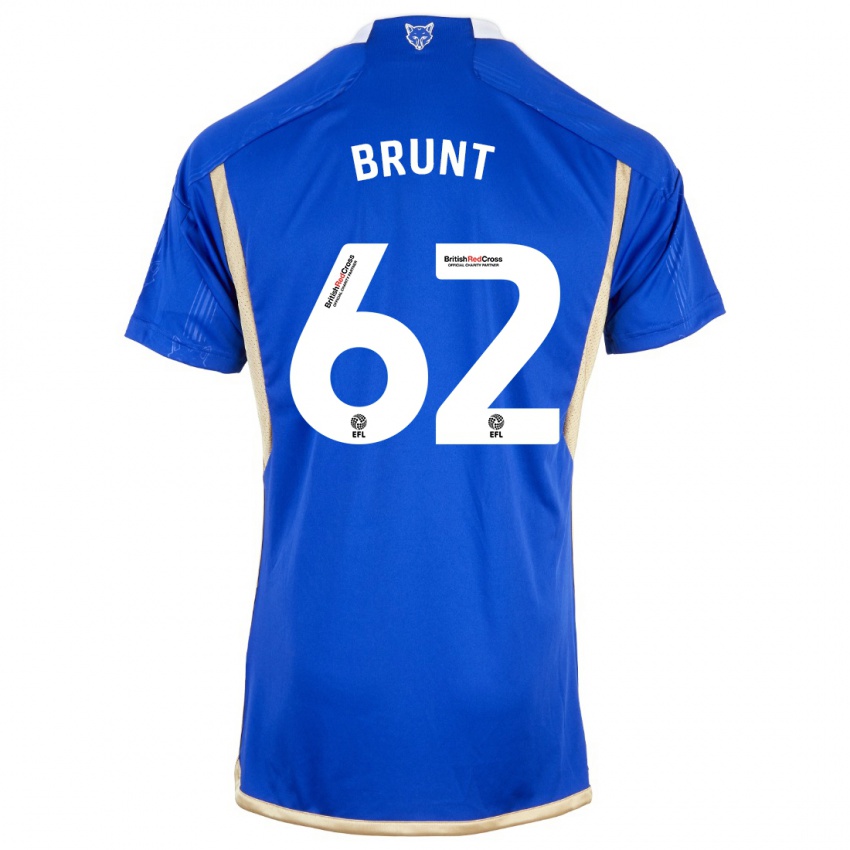 Niño Camiseta Lewis Brunt #62 Azul 1ª Equipación 2023/24 La Camisa
