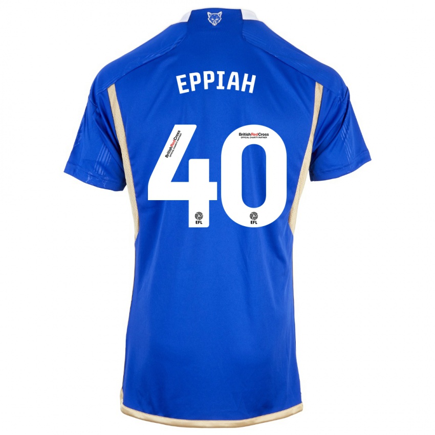 Niño Camiseta Josh Eppiah #40 Azul 1ª Equipación 2023/24 La Camisa