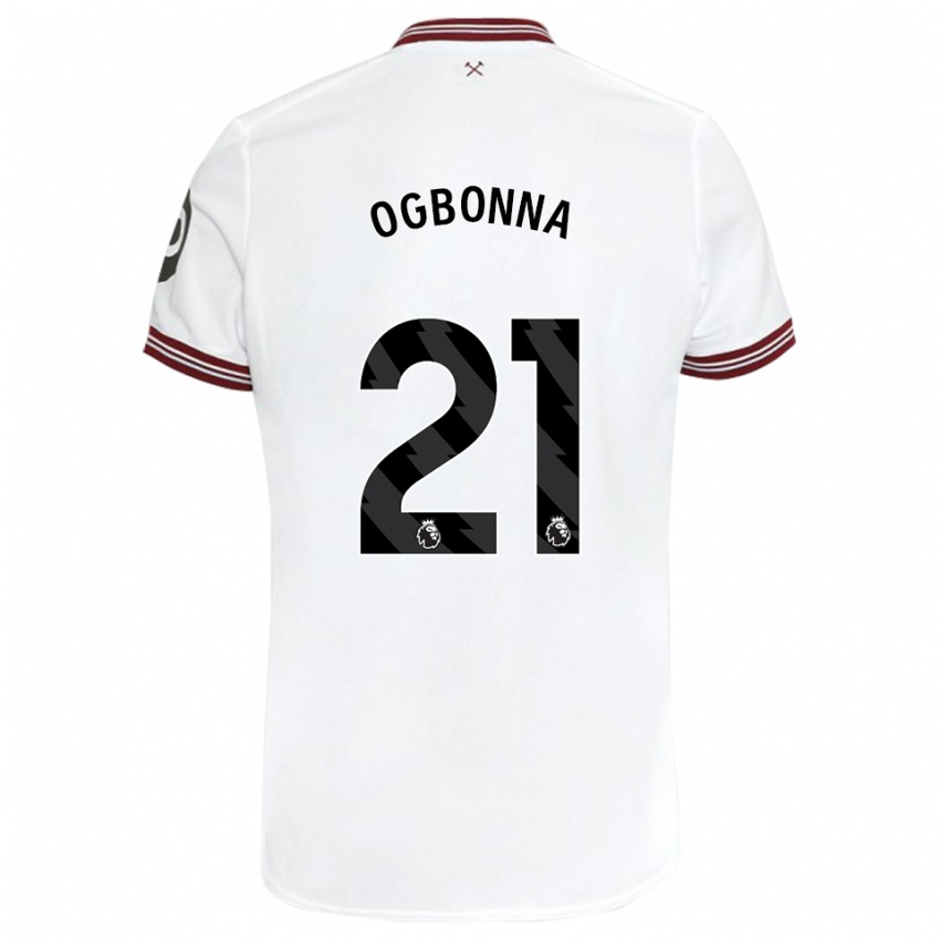 Niño Camiseta Angelo Ogbonna #21 Blanco 2ª Equipación 2023/24 La Camisa
