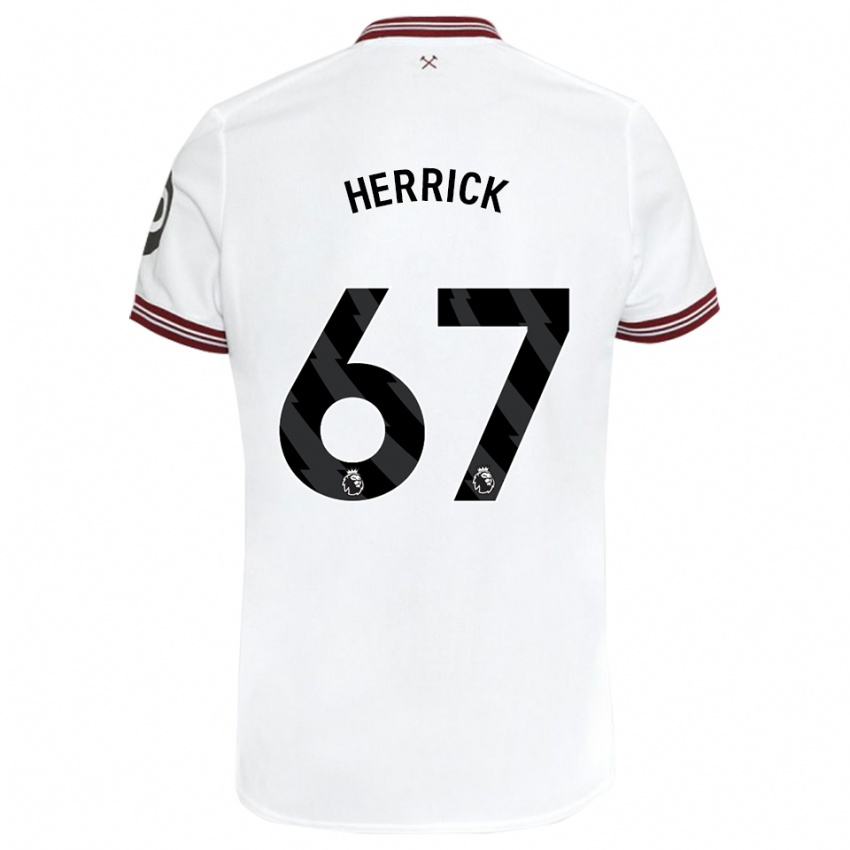 Niño Camiseta Finlay Herrick #67 Blanco 2ª Equipación 2023/24 La Camisa