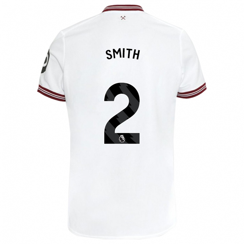 Niño Camiseta Kirsty Smith #2 Blanco 2ª Equipación 2023/24 La Camisa