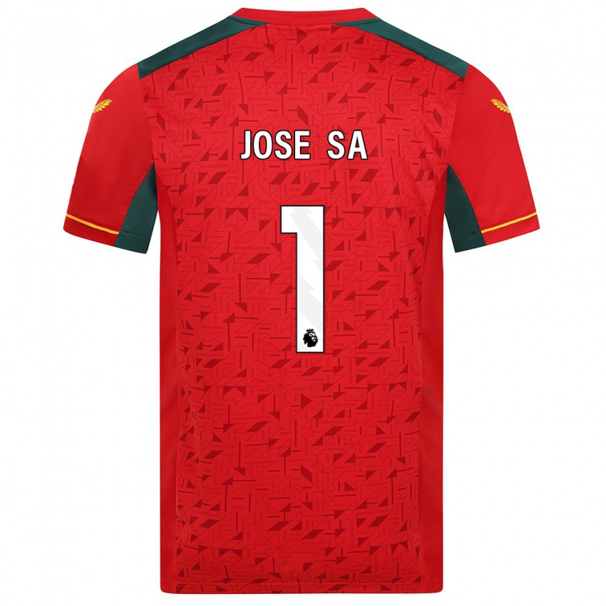 Niño Camiseta Jose Sa #1 Rojo 2ª Equipación 2023/24 La Camisa