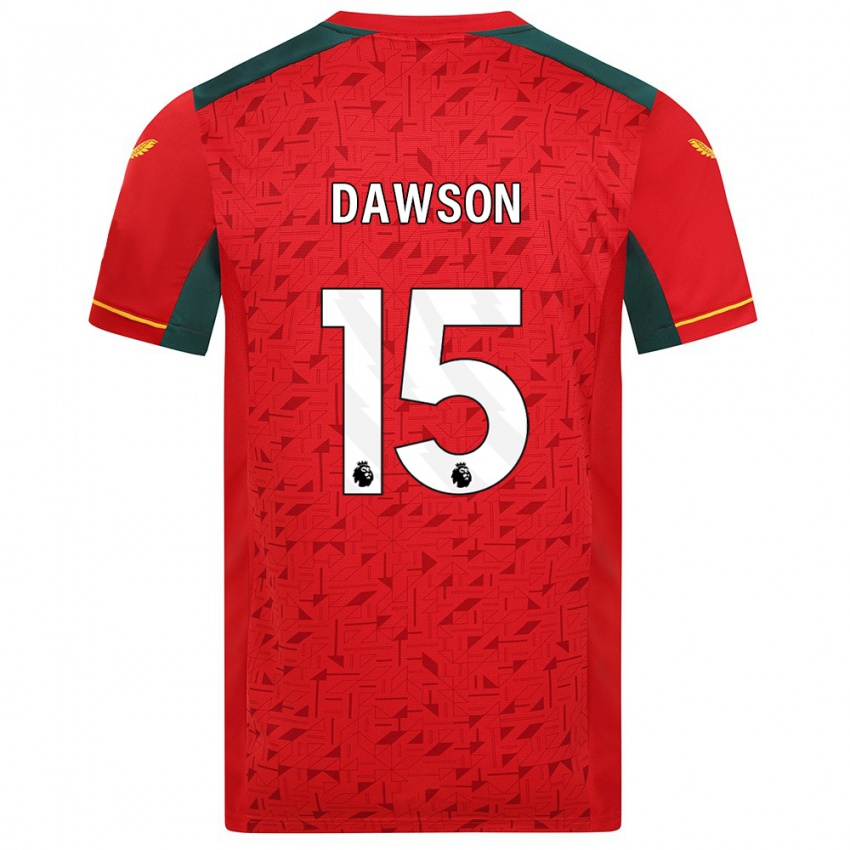 Niño Camiseta Craig Dawson #15 Rojo 2ª Equipación 2023/24 La Camisa
