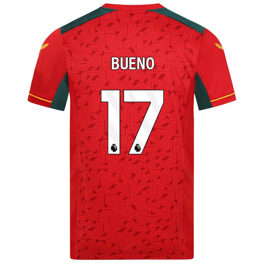 Niño Camiseta Hugo Bueno #17 Rojo 2ª Equipación 2023/24 La Camisa