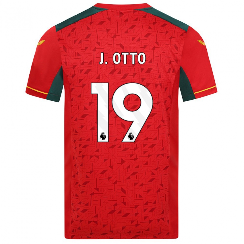 Niño Camiseta Jonny Otto #19 Rojo 2ª Equipación 2023/24 La Camisa