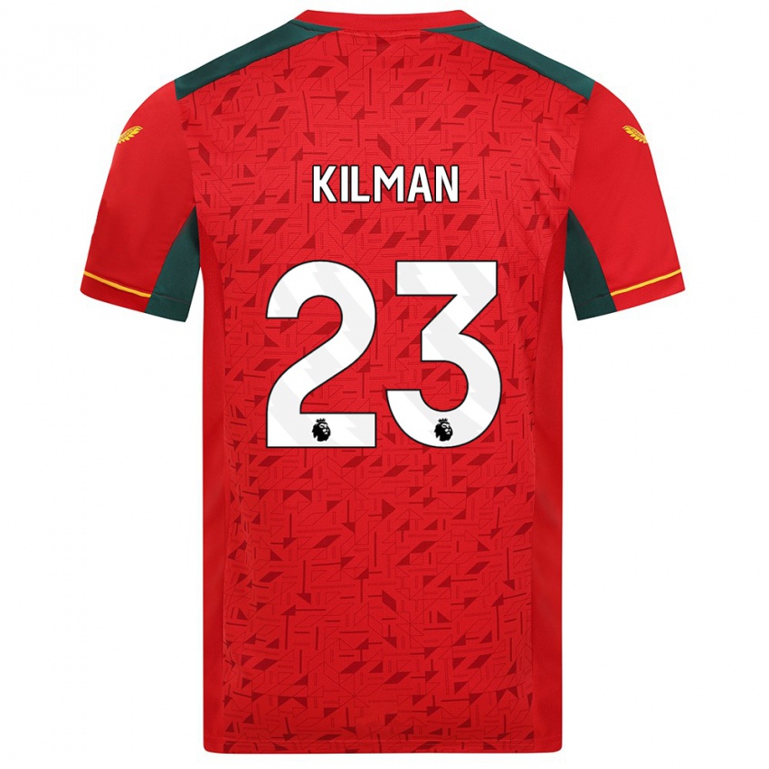 Niño Camiseta Max Kilman #23 Rojo 2ª Equipación 2023/24 La Camisa