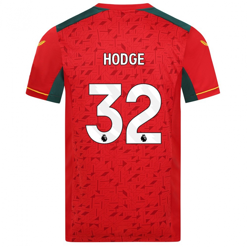 Niño Camiseta Joe Hodge #32 Rojo 2ª Equipación 2023/24 La Camisa