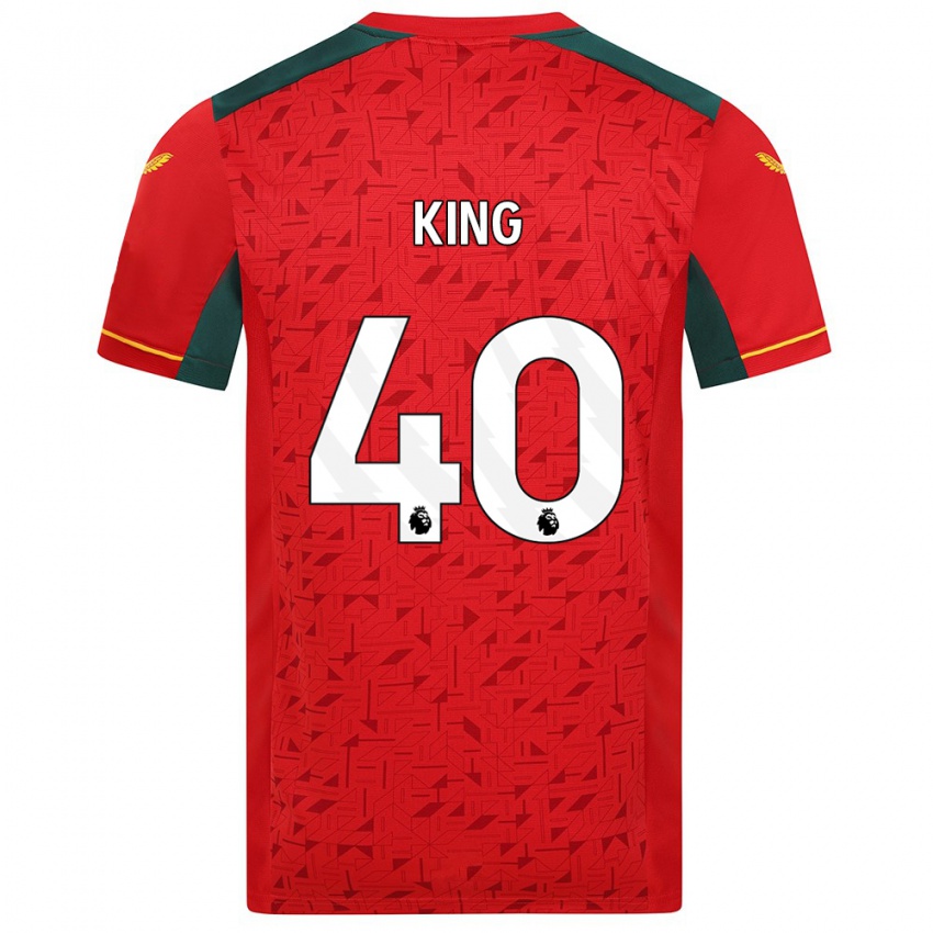 Niño Camiseta Tom King #40 Rojo 2ª Equipación 2023/24 La Camisa