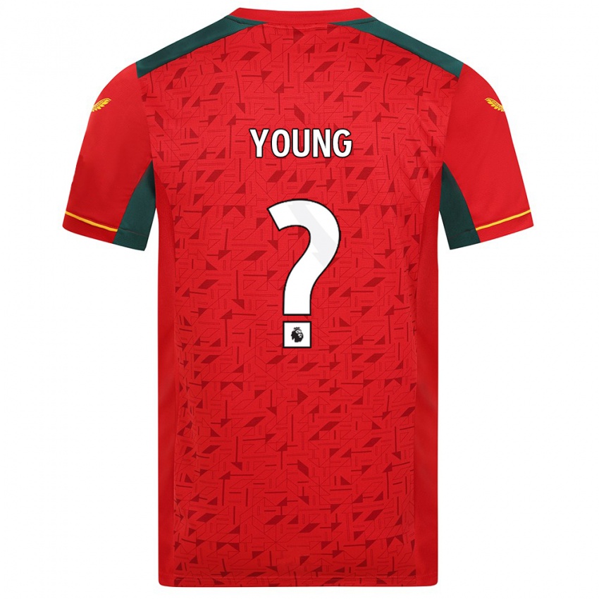 Niño Camiseta Joe Young #0 Rojo 2ª Equipación 2023/24 La Camisa