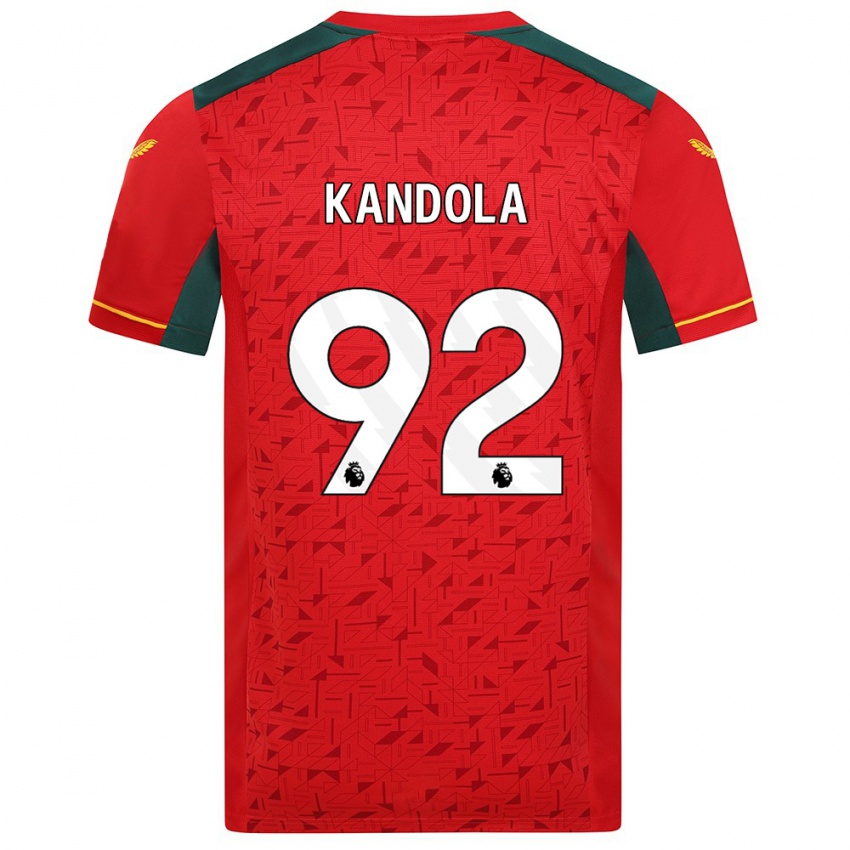 Niño Camiseta Kam Kandola #92 Rojo 2ª Equipación 2023/24 La Camisa