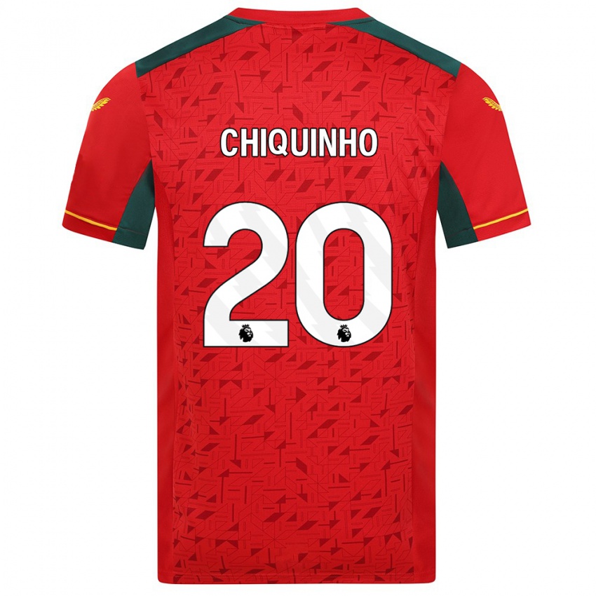 Niño Camiseta Chiquinho #20 Rojo 2ª Equipación 2023/24 La Camisa