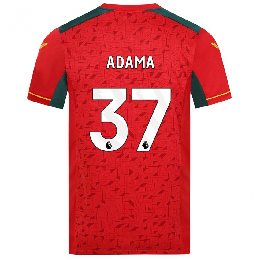 Niño Camiseta Adama Traore #37 Rojo 2ª Equipación 2023/24 La Camisa