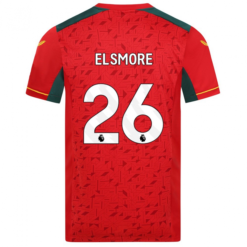 Niño Camiseta Ria Elsmore #26 Rojo 2ª Equipación 2023/24 La Camisa